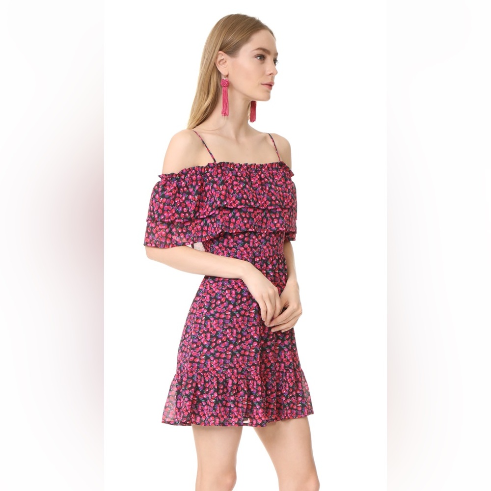 Wayf Daria Off the Shoulder Floral Dress Size Medium